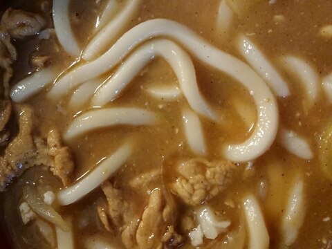 もっちりカレー肉うどん